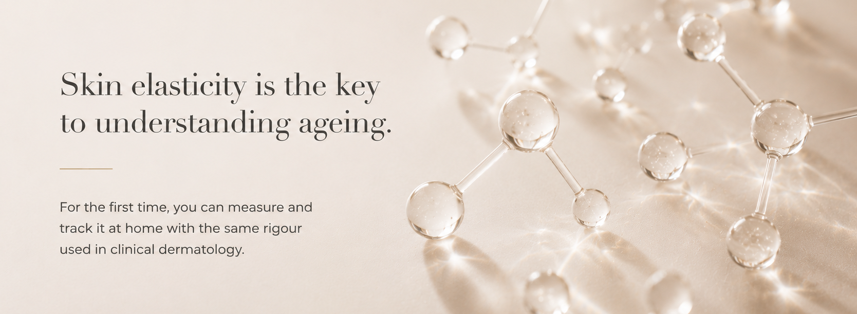 Skin elasticity is the key to understanding ageing.